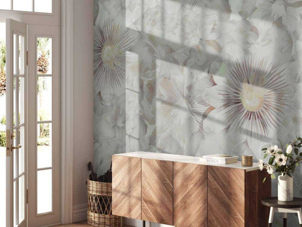 Eleganza Botanica Acquerello Grigio Nebbioso