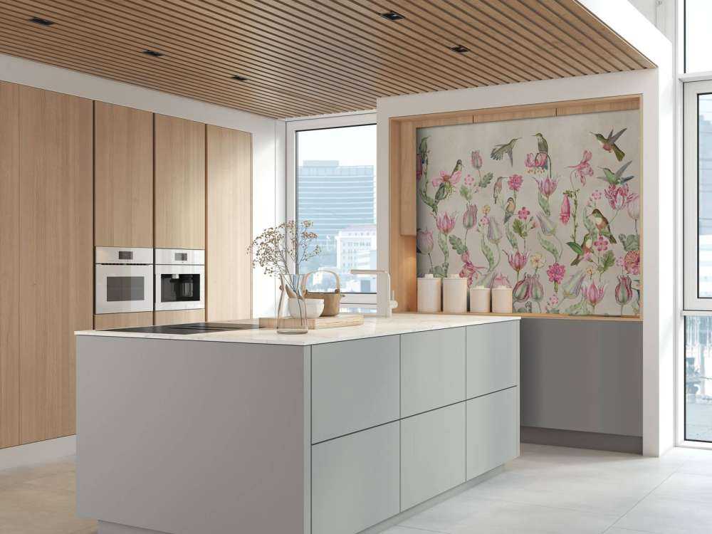 Sinfonia di Colibrì Primaverile - Eleganza Crema Blush