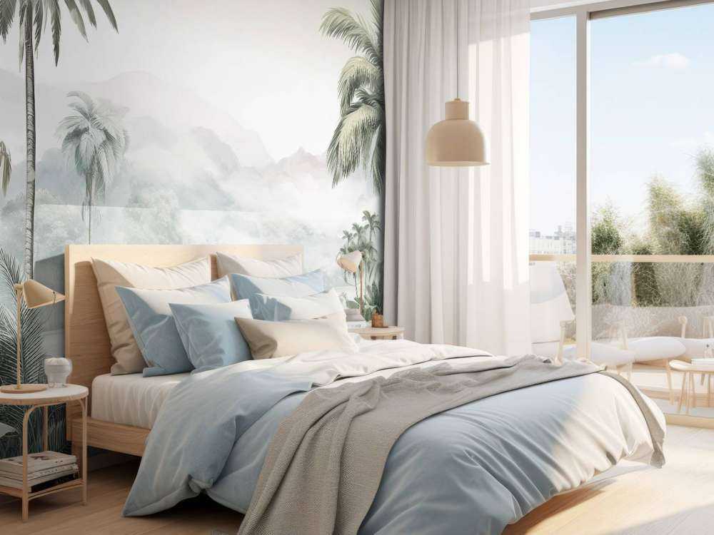 Panorama Tropicale Verde Montagna