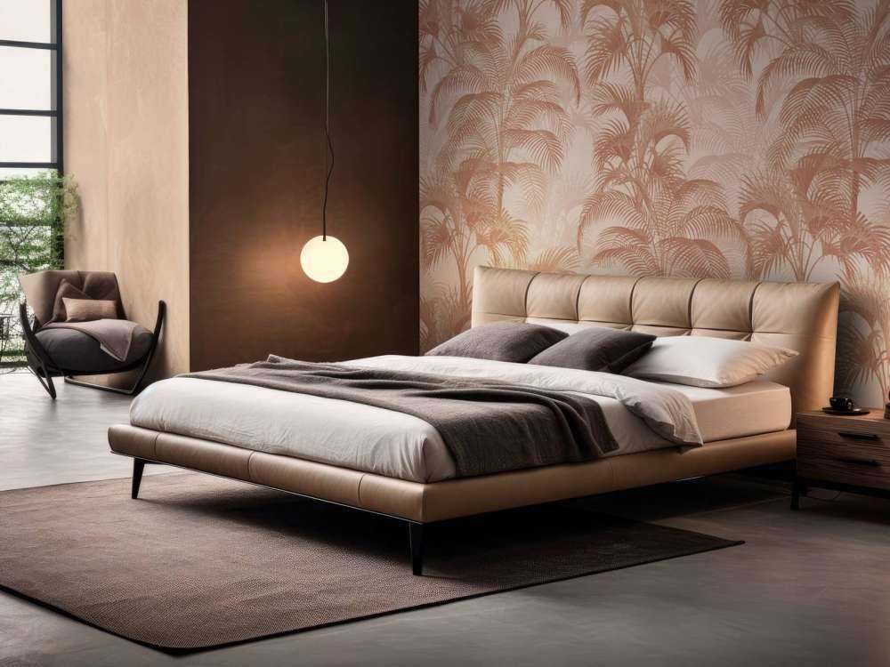 Palme tropicali d'epoca - terracotta