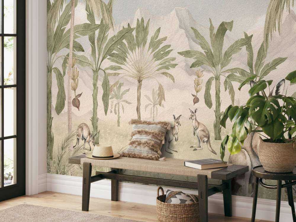 Paesaggio con canguro