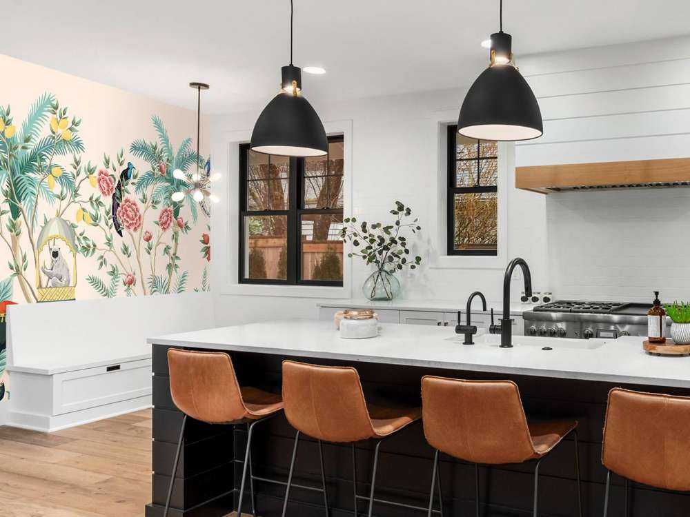 Carta da parati orientale