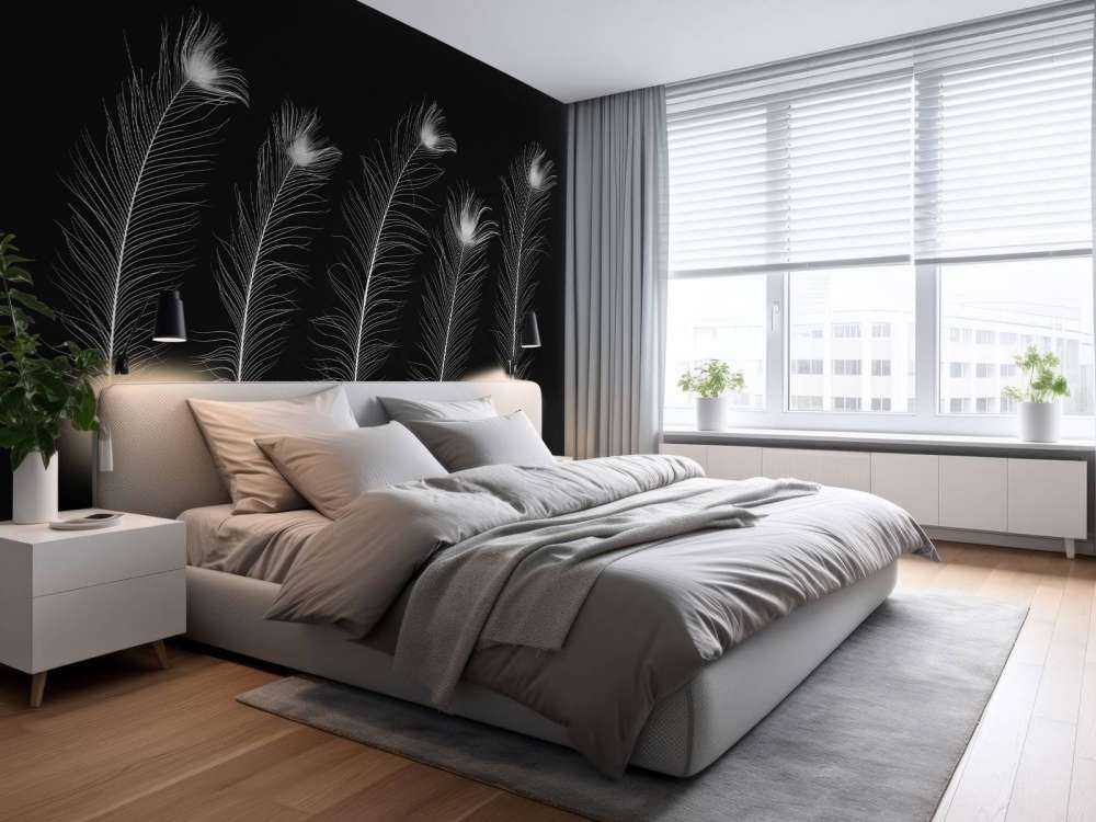 Piume di pavone bianche