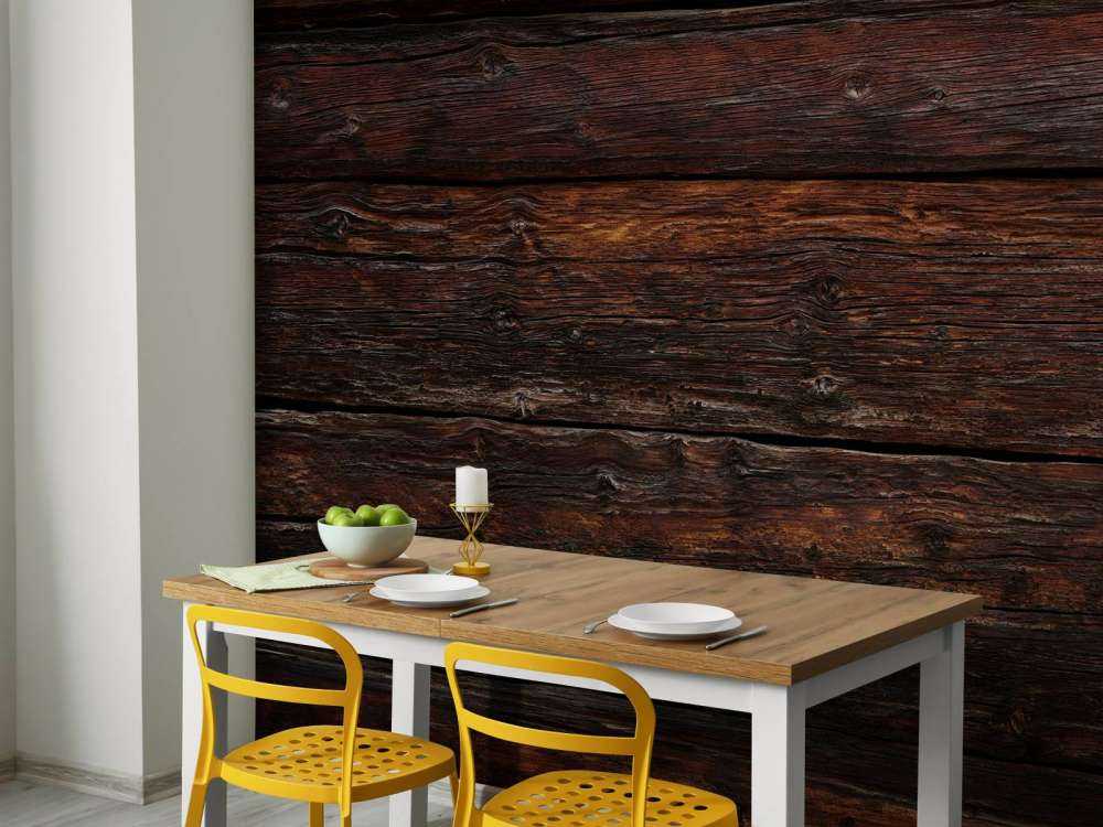 Legno scuro bruciato