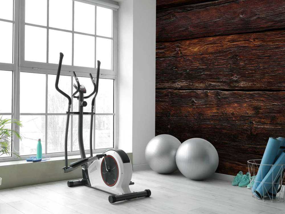 Legno scuro bruciato