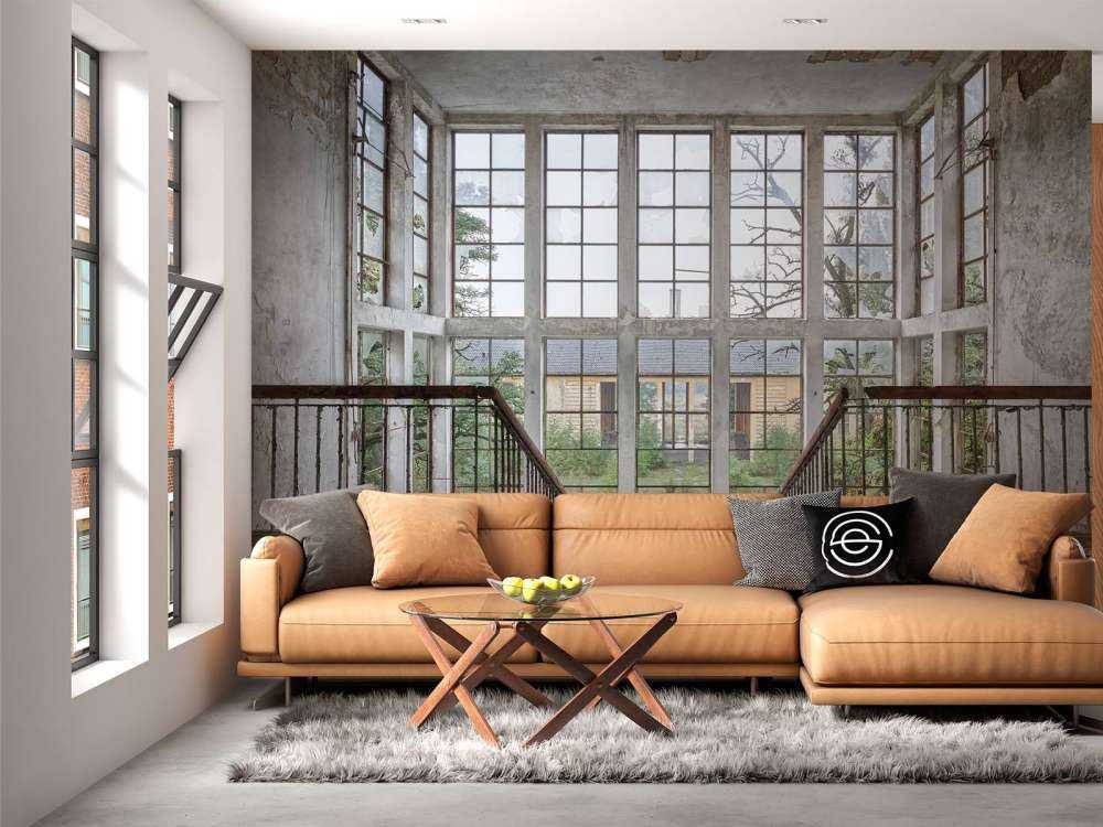 Scale in un edificio abbandonato