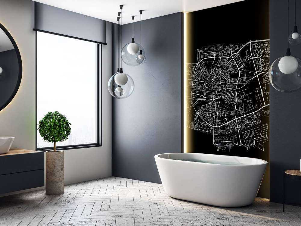 Mappa di Leeuwarden, nero