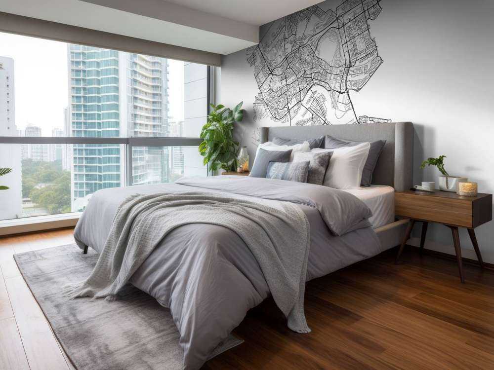 Mappa di Rotterdam, bianco