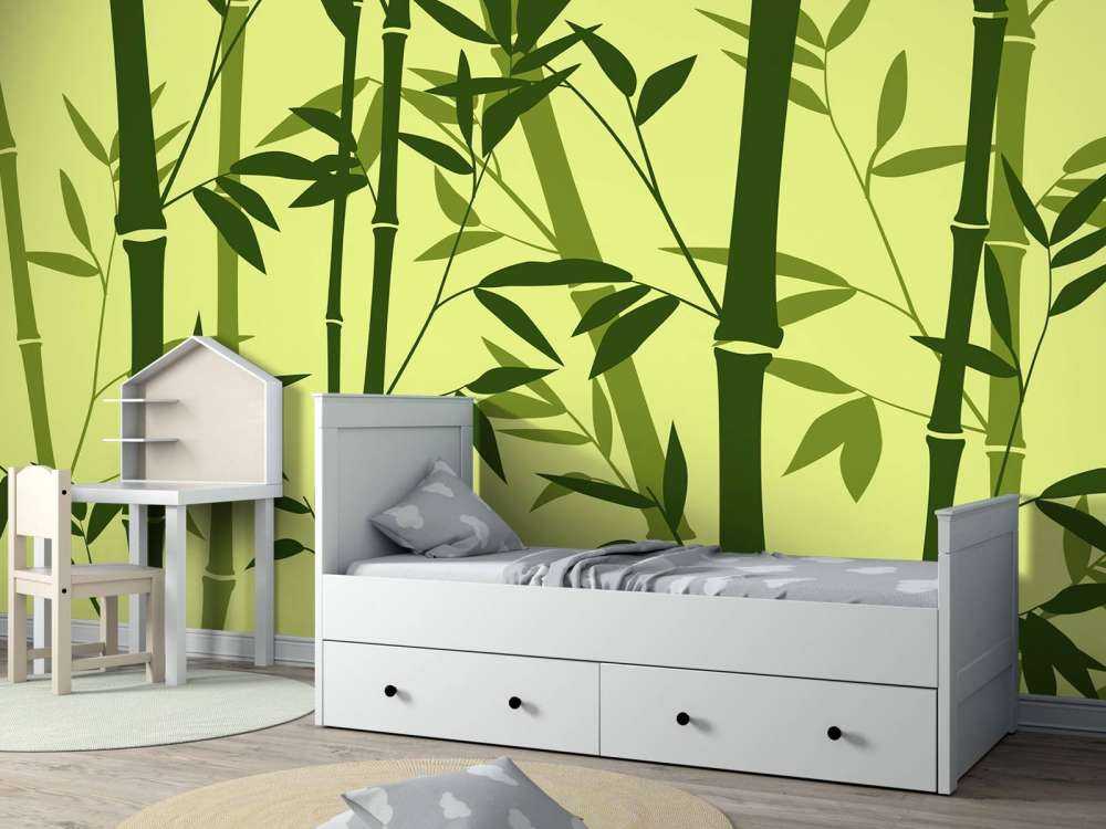 Illustrazione della foresta di bambù