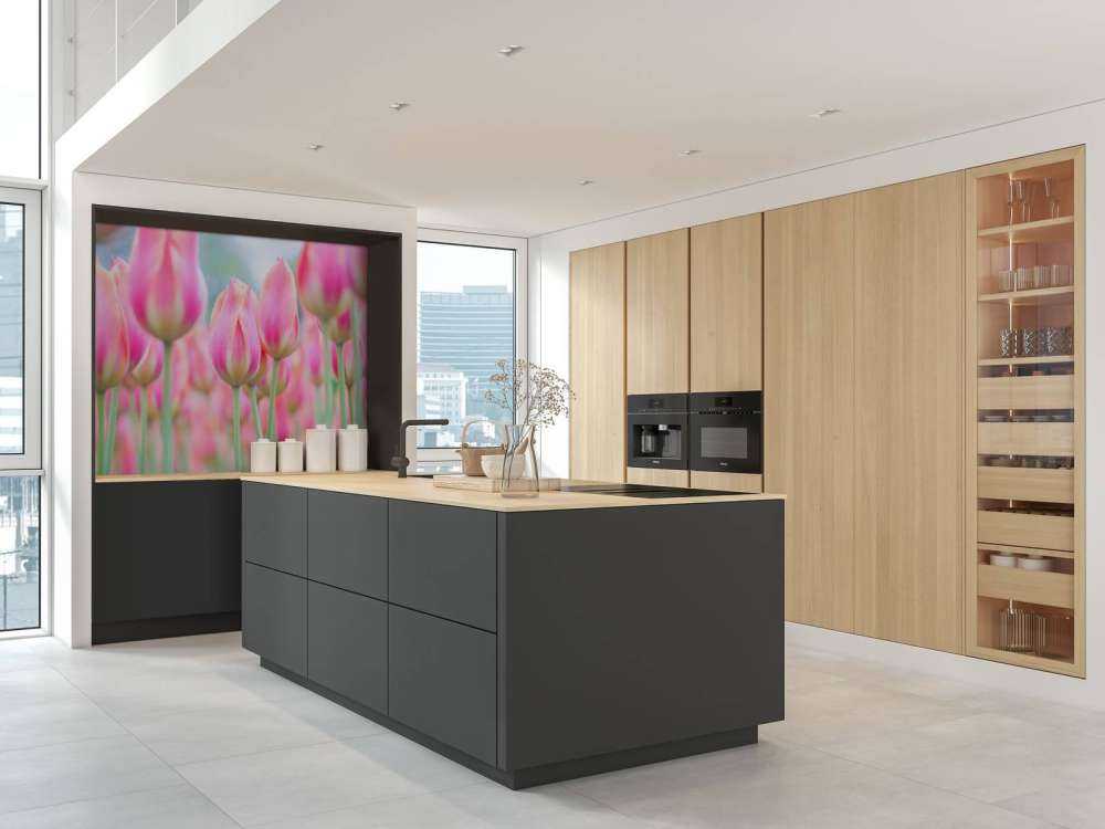 Tulipani rosa ravvicinati