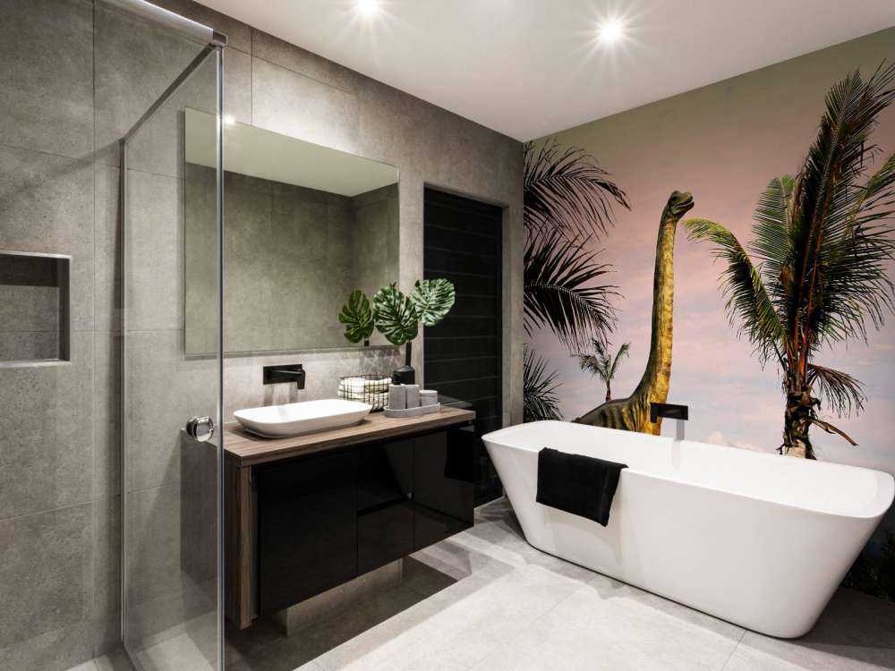 Foto carta da parati dinosauro