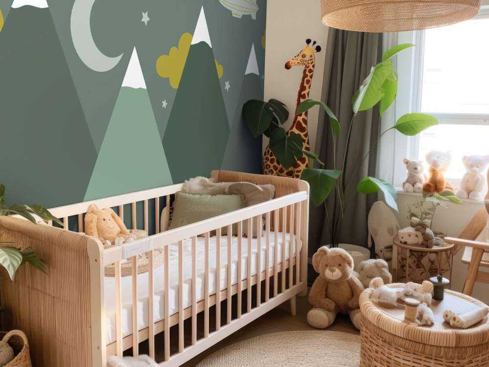 Montagne verdi di notte