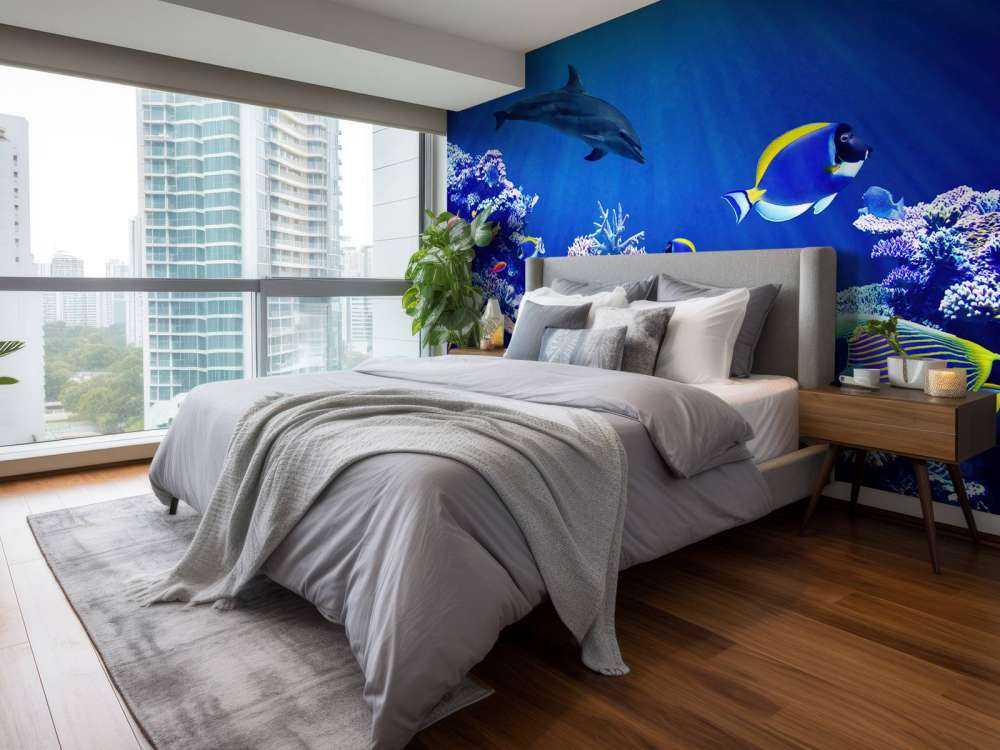 Il mondo sommerso blu