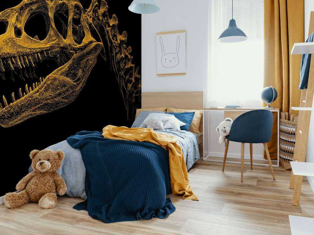 Scheletro di un dinosauro