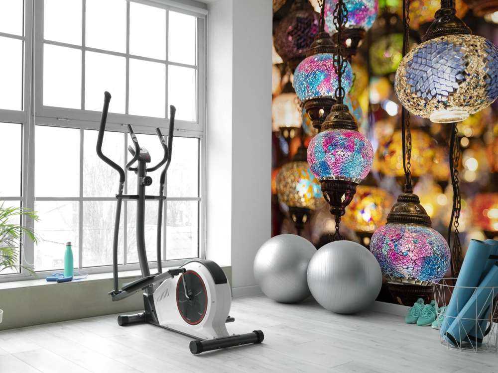 Lampade in vetro colorate