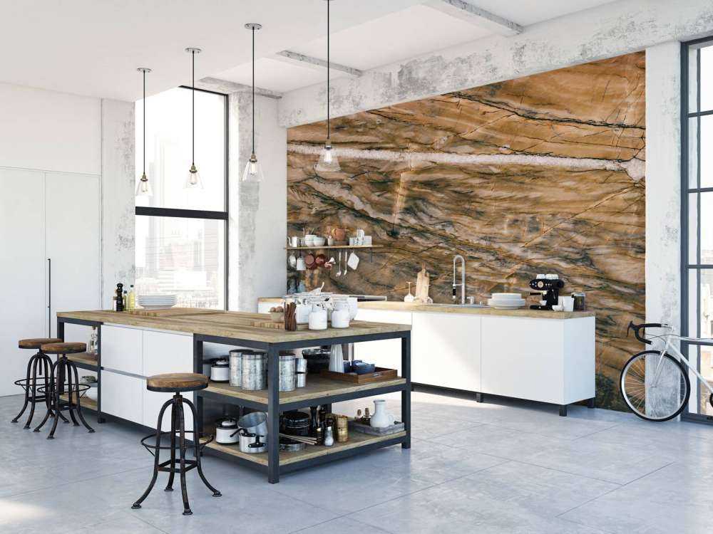 Marmo con tonalità gialla