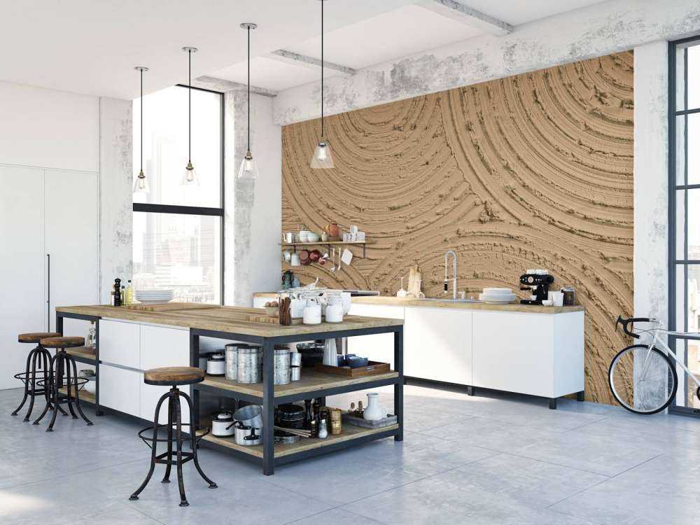 Cerchi Zen struttura grezza in marrone oro