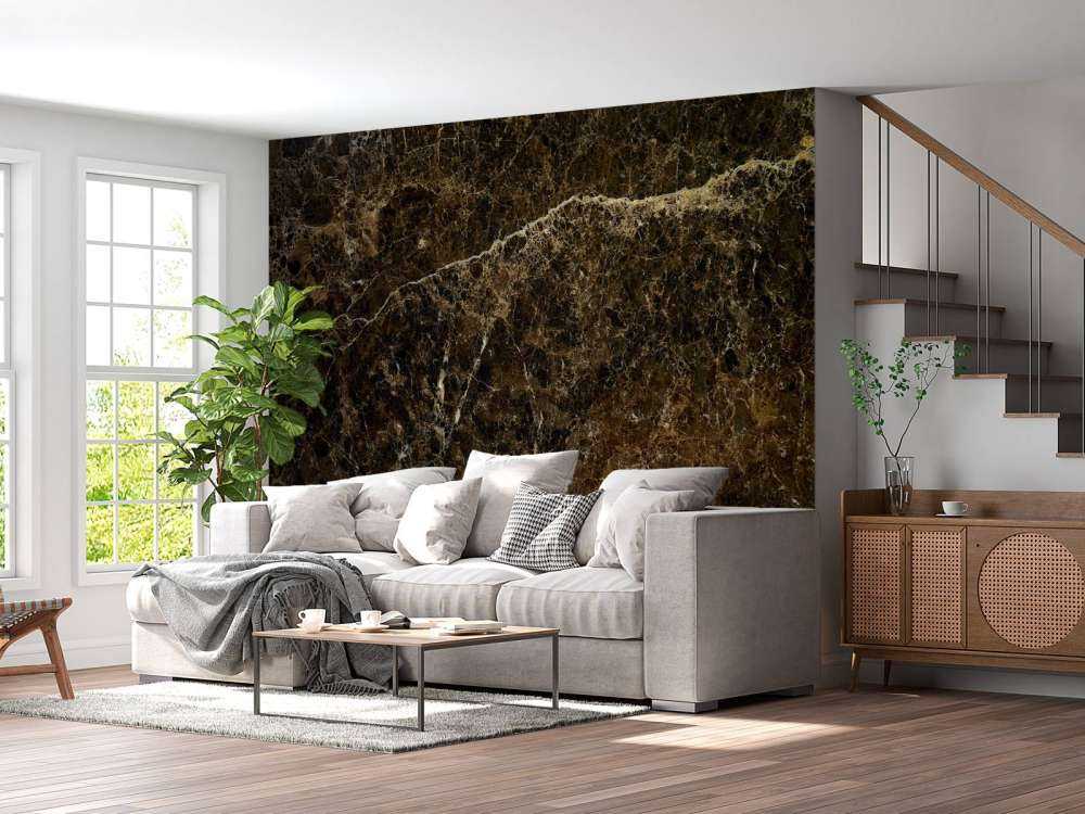 Marmo con struttura in oro