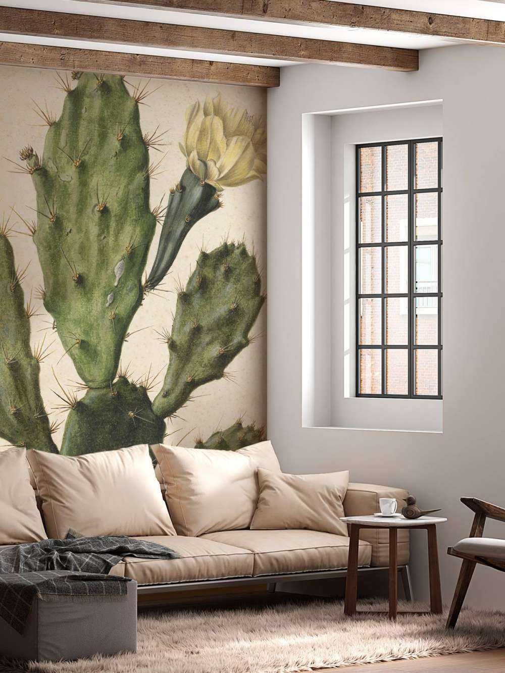 Cactus di fico in fiore