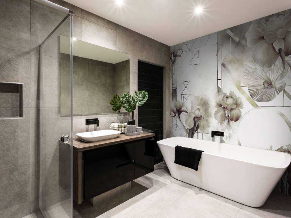 Acquerello Geometria Verde