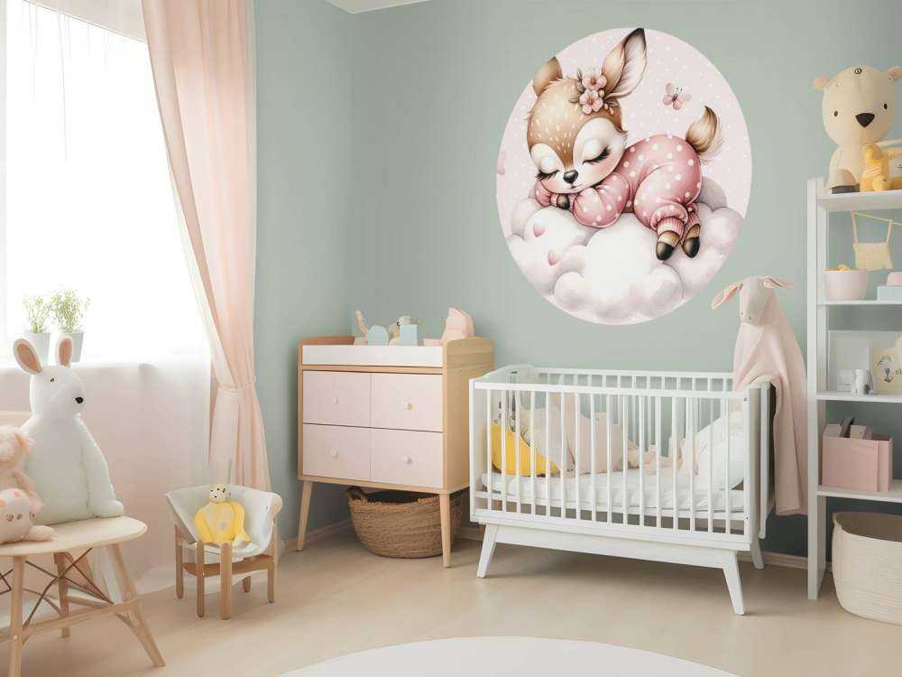 Cervi che dorme su una nuvola