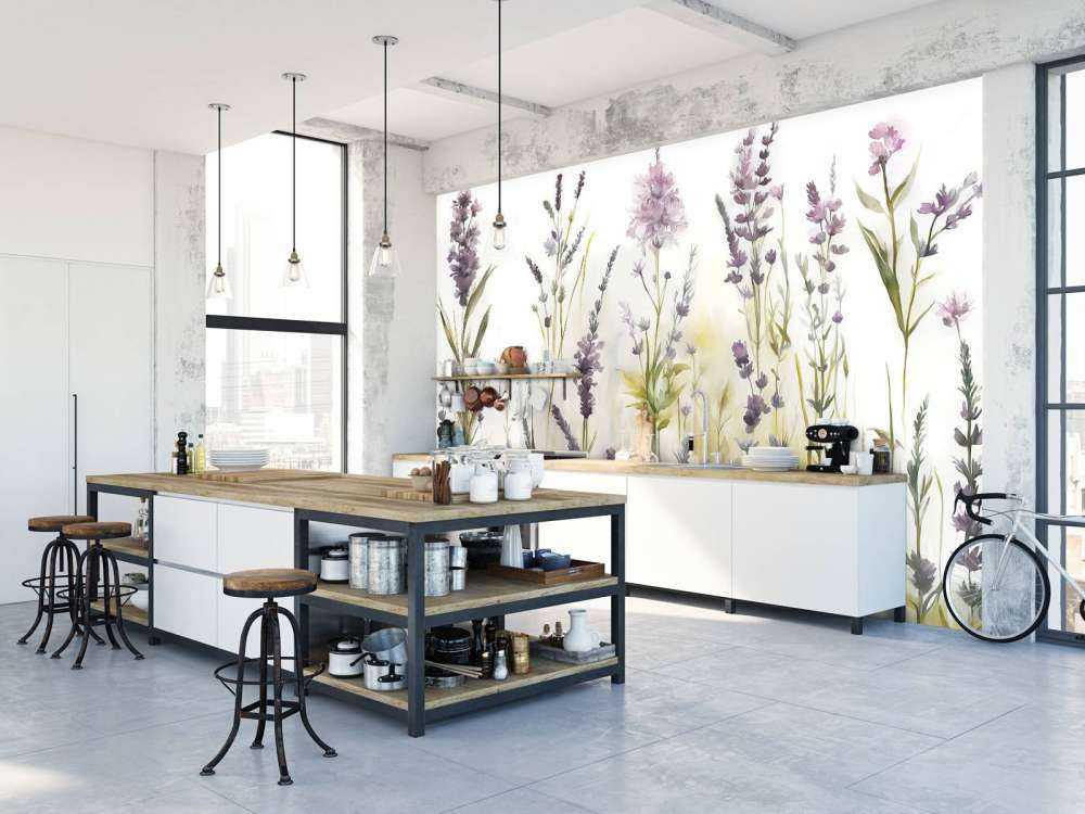 Lavanda Radura Senza Giunzioni Beige Caldo