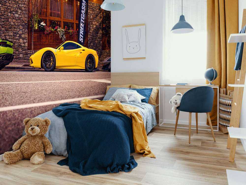 Auto esclusive presso la lodge in legno