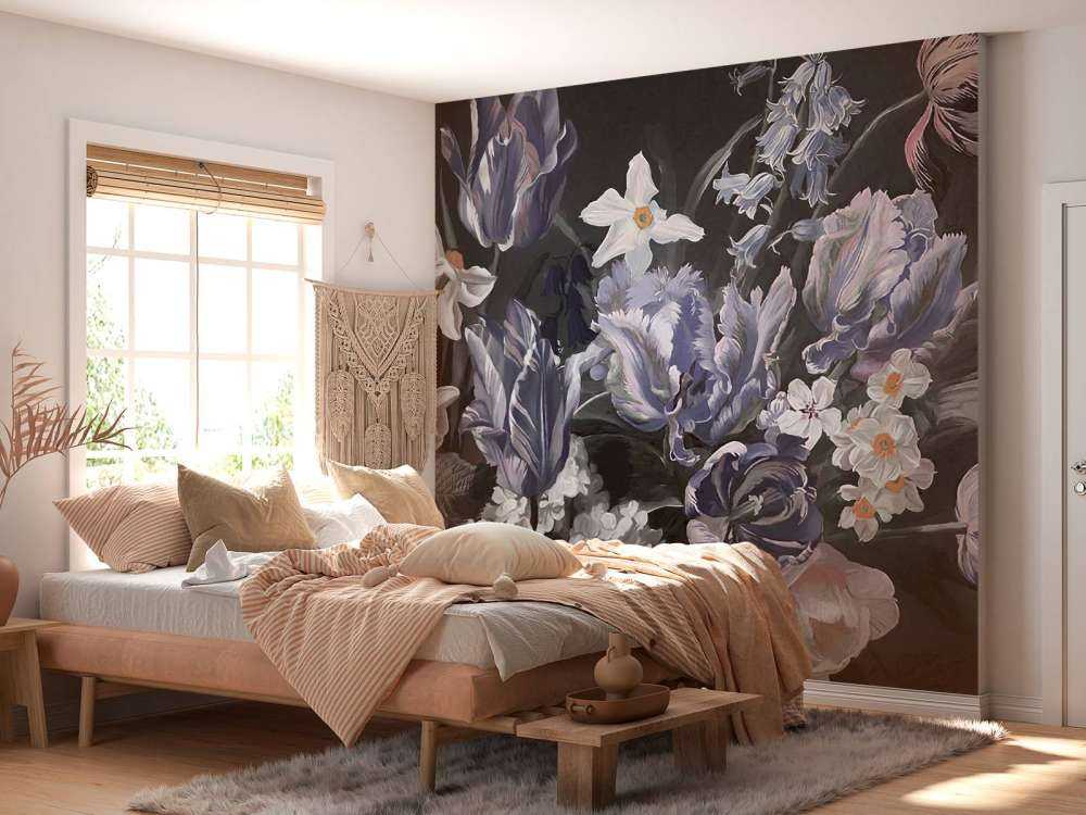 Bouquet con peonie multicolore