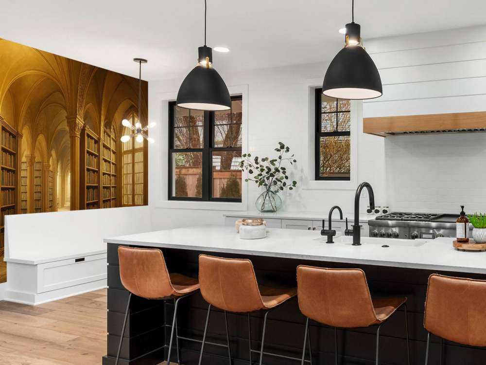 Biblioteca ad arco dorato