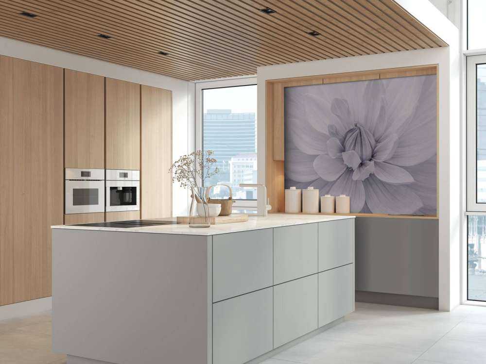 Fiore di dalia bianco