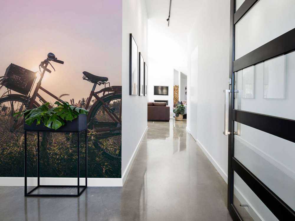 Bicicletta in un campo