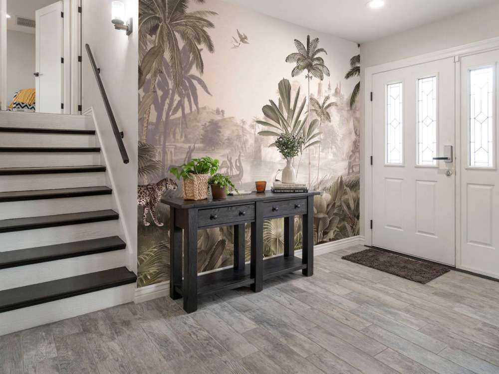 Leopard Landscape - Sepia