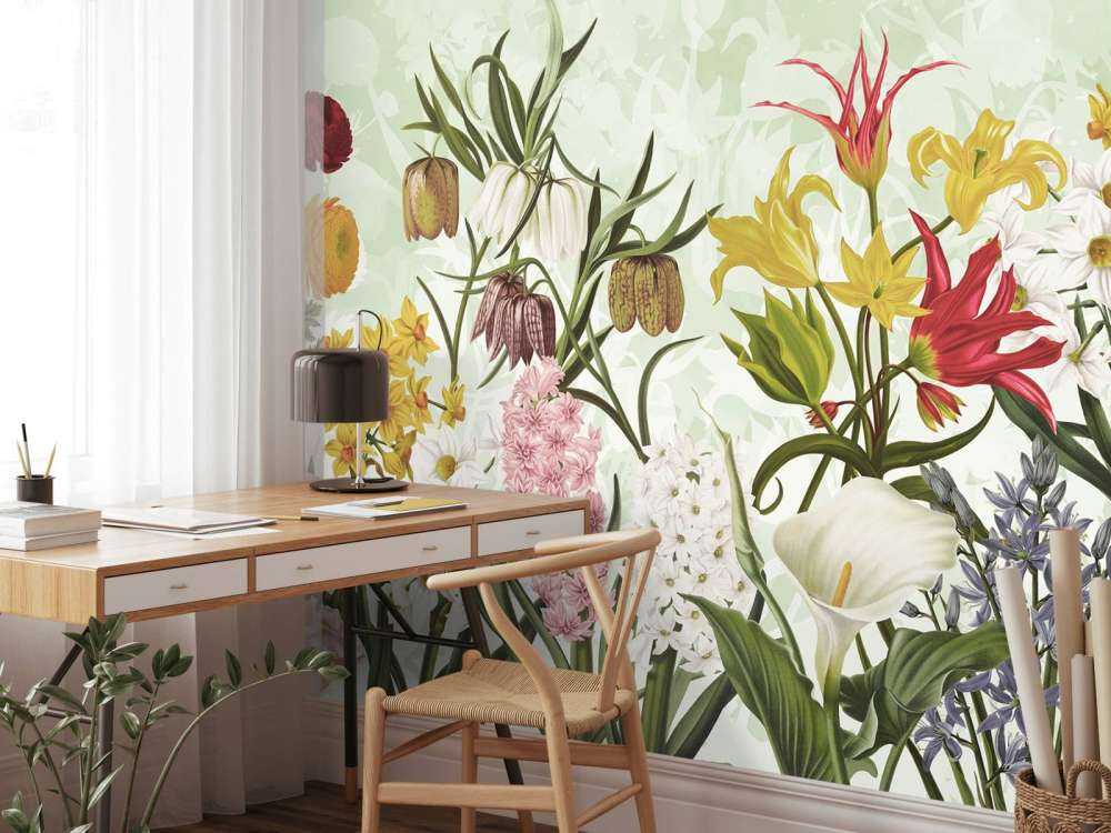 Fiori di Primavera - Verde Menta Fresco