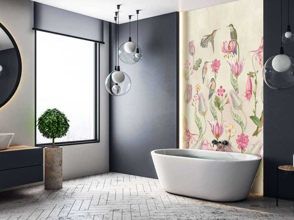 Sinfonia di Colibrì Primaverile - Eleganza Crema Blush