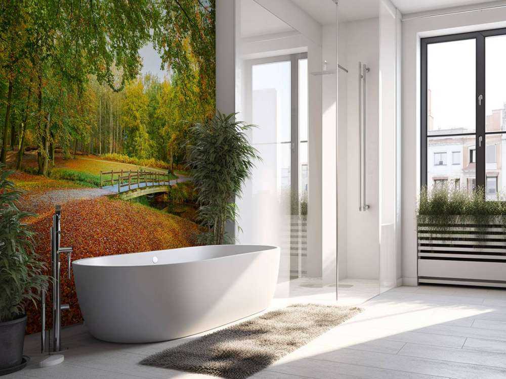 Ponte in una grande foresta