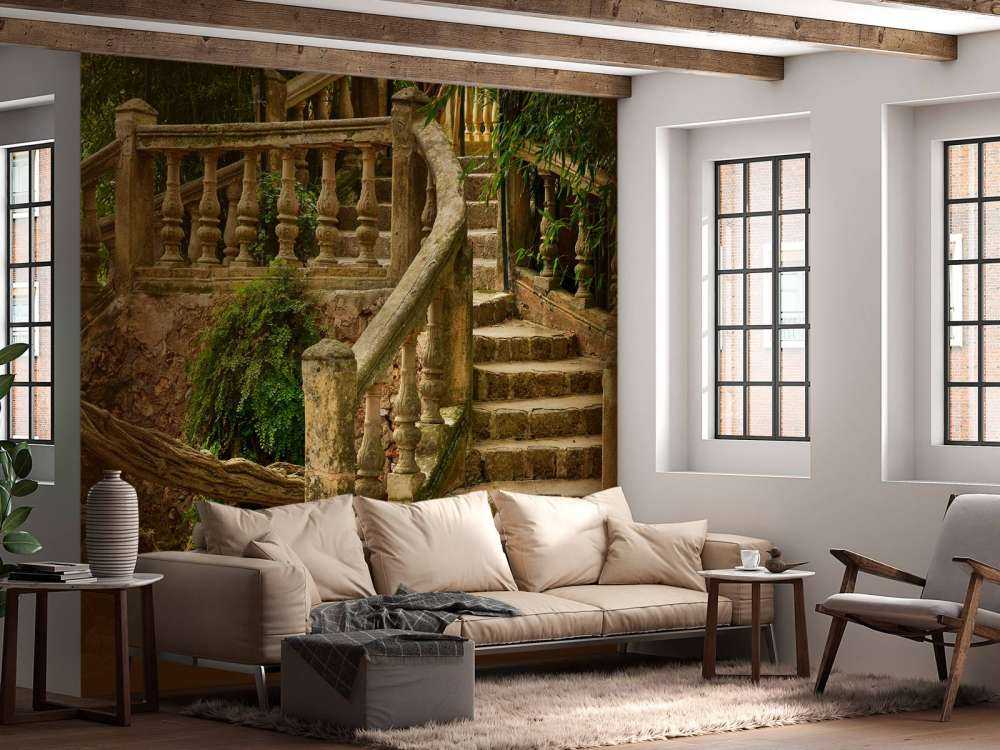 Vecchie scale in alto