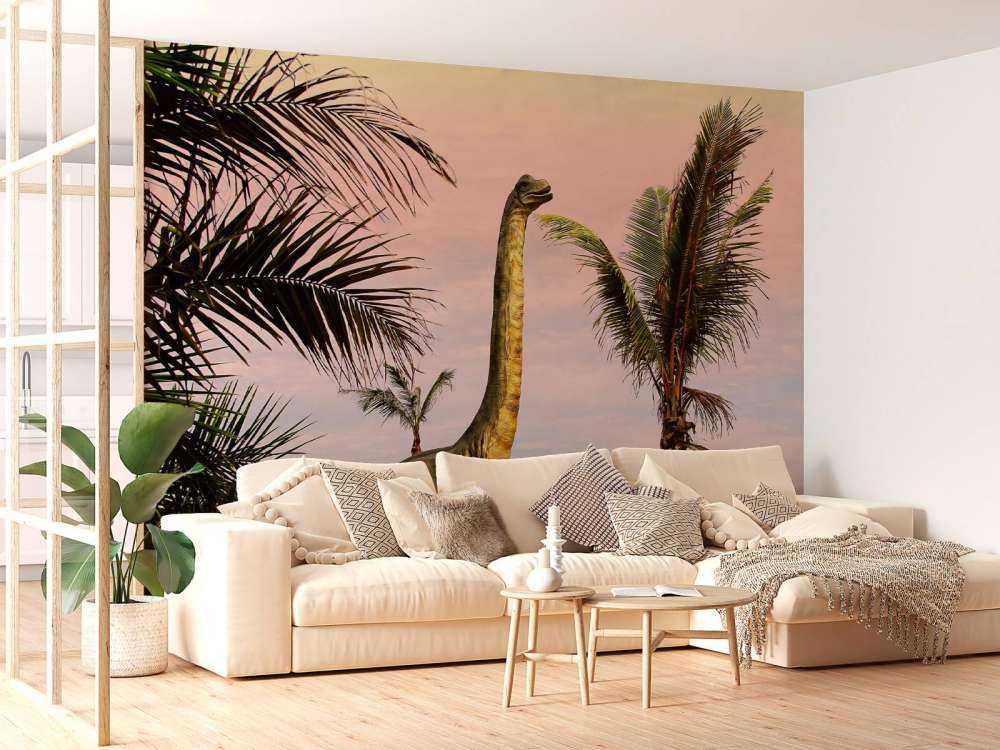 Foto carta da parati dinosauro