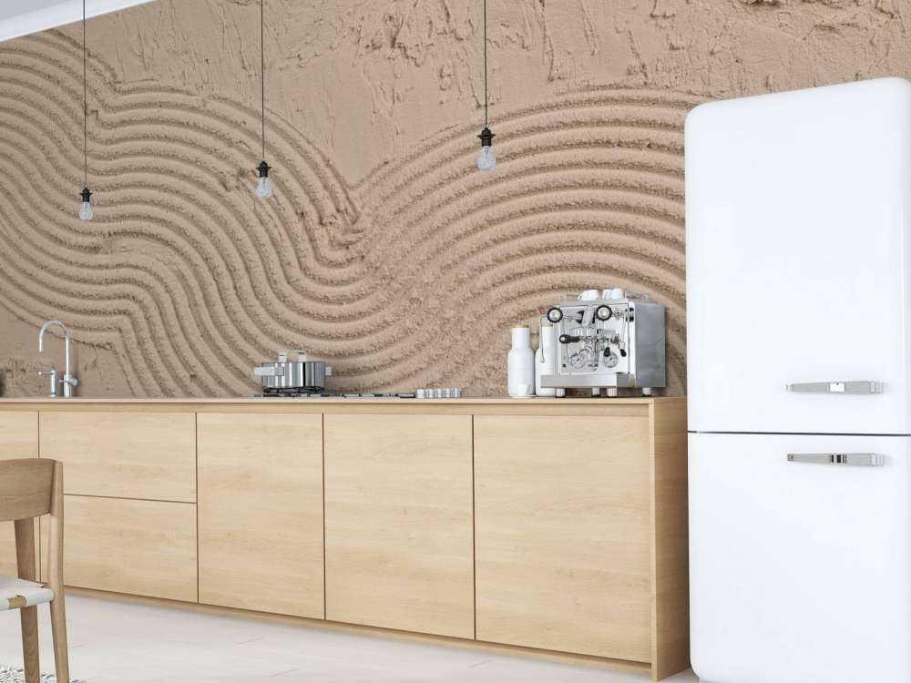 Linee e strutture organiche in color tortora