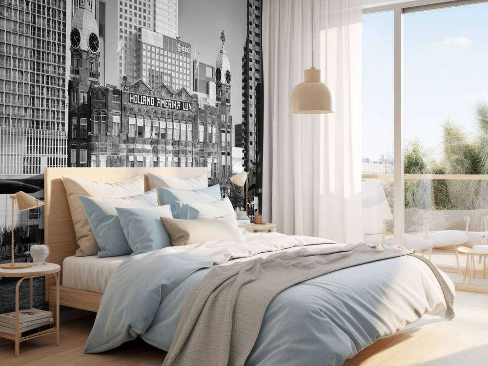 Hotel New York in bianco e nero Rotterdam 