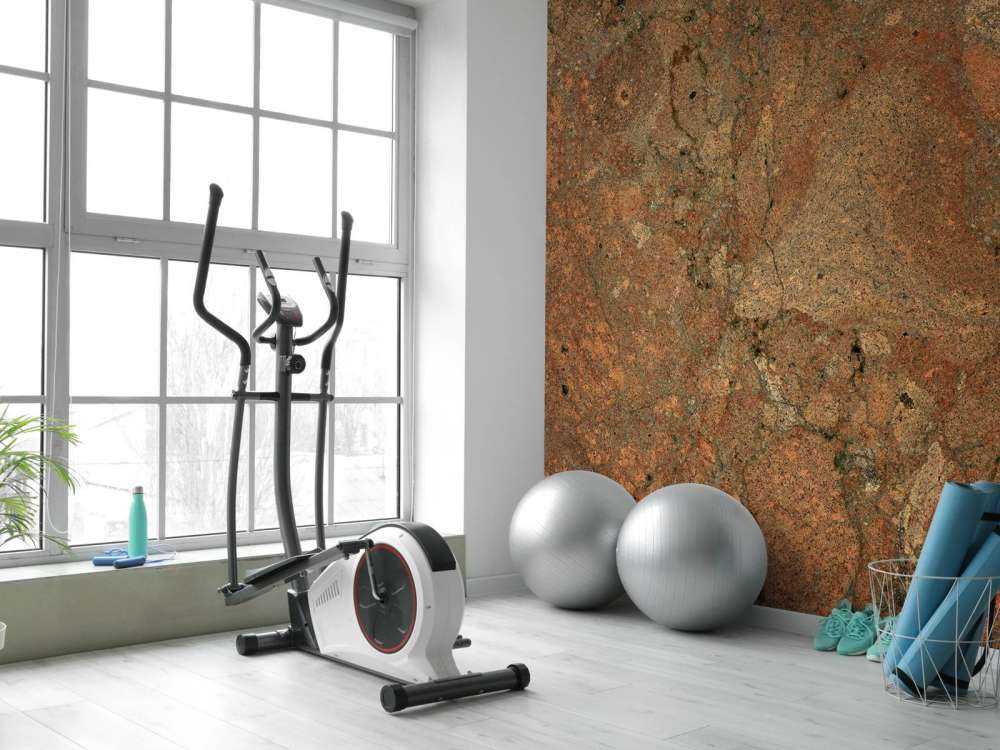 Marmo di colore terracotta