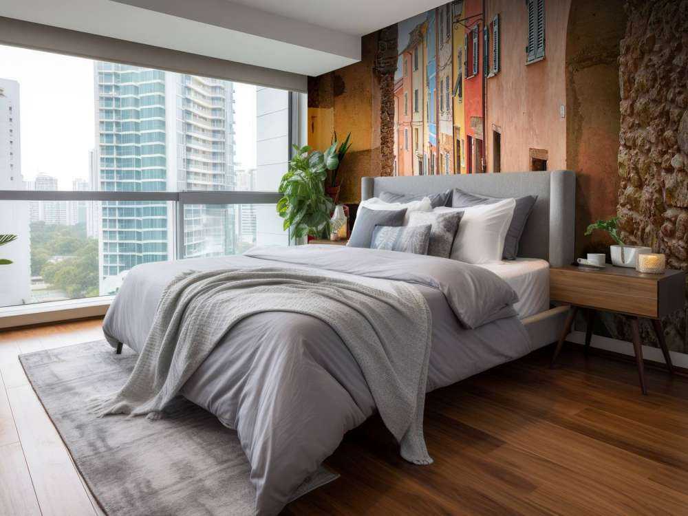 Strada italiana con arco