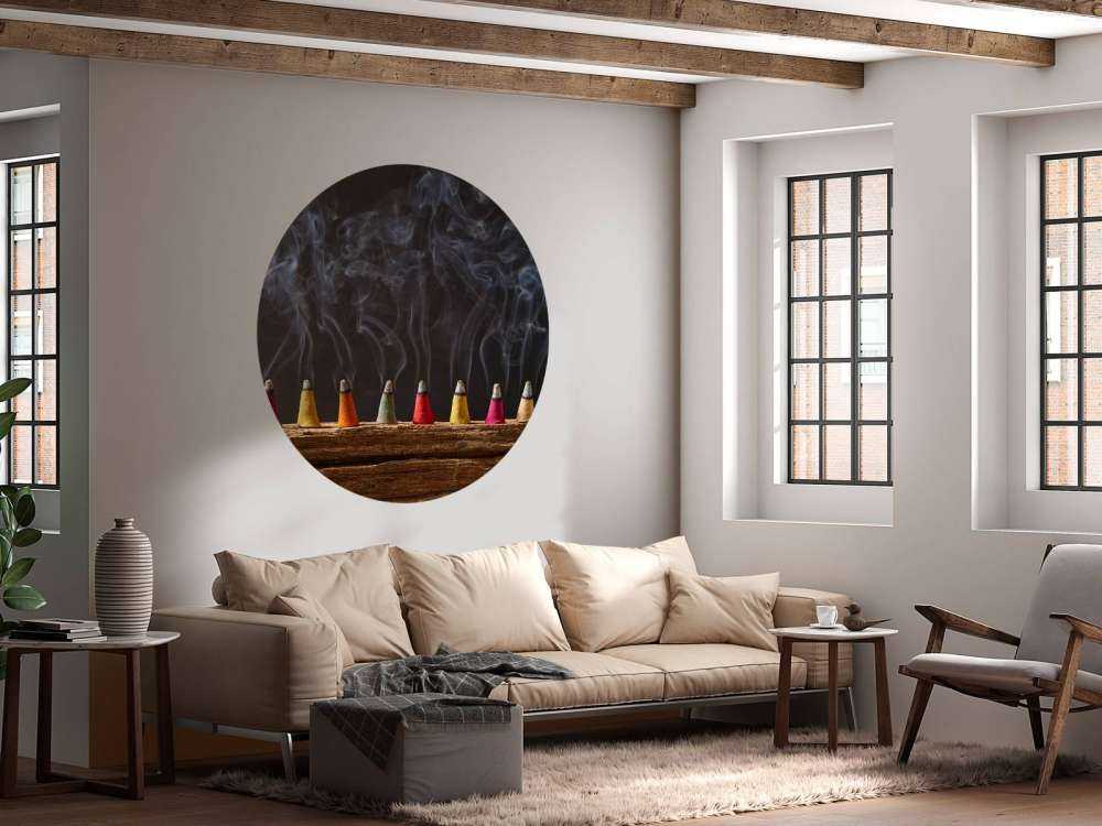 Bastoncini d'incenso colorati