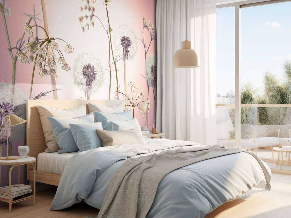 Fantasia del prato rosa