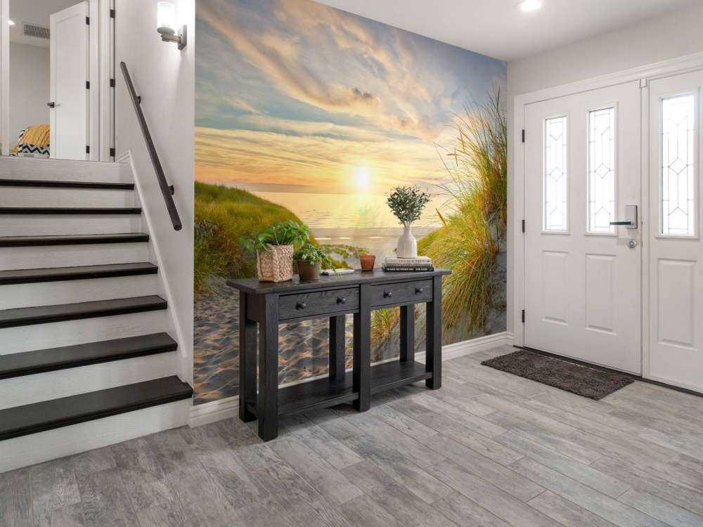 Tramonto sulla spiaggia delle dune