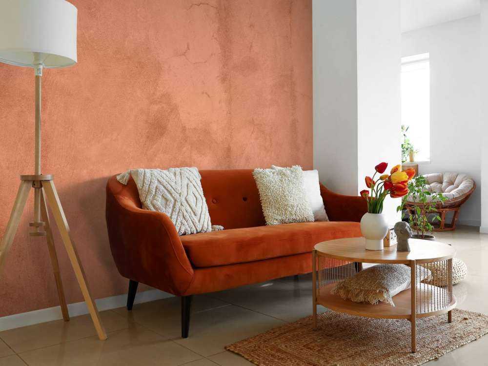 Calcestruzzo con colore terracotta