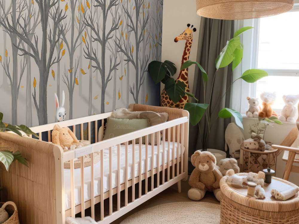 Animali della foresta in autunno