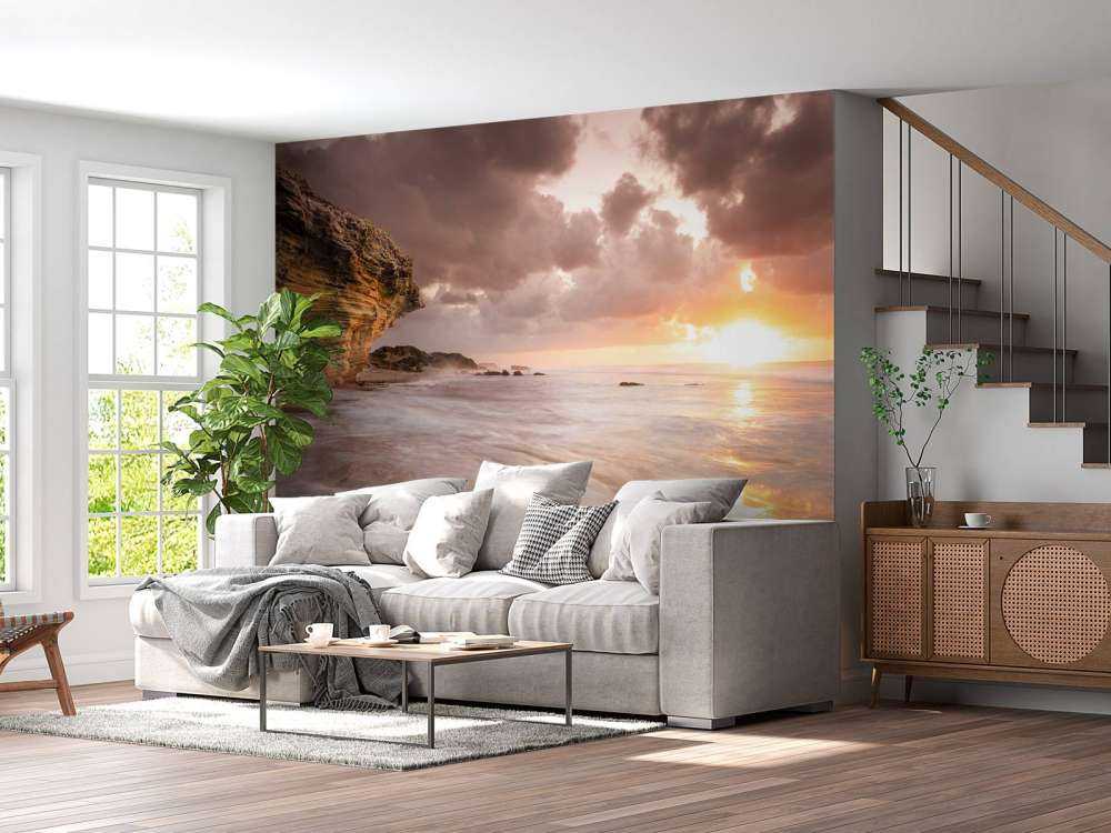 Tramonto sulle rocce