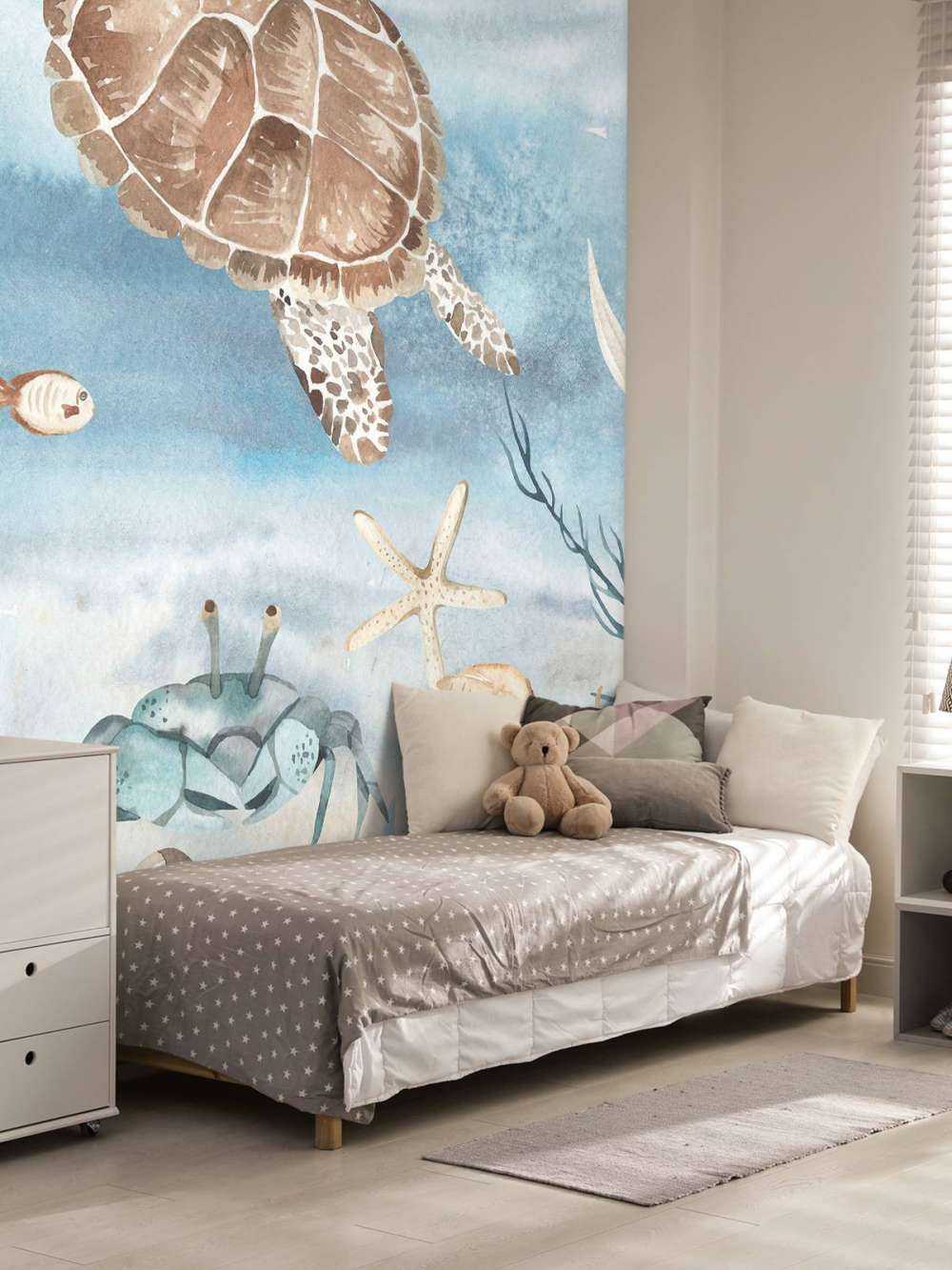 Acquerello tartaruga marina