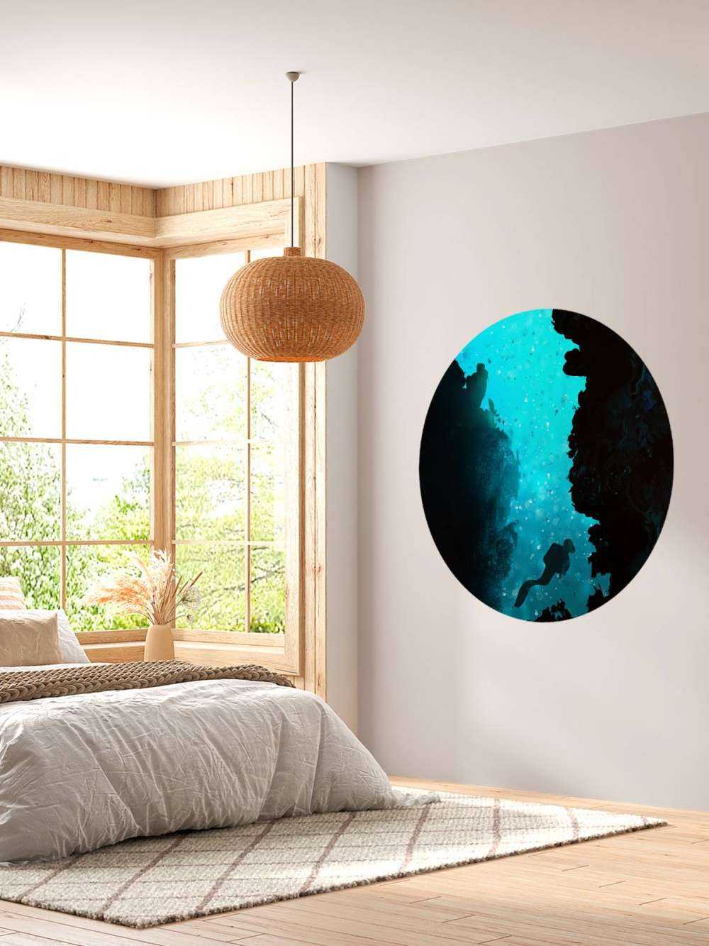 Subacqueo in una grotta