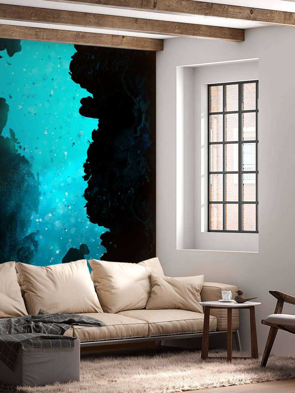 Subacqueo in una grotta